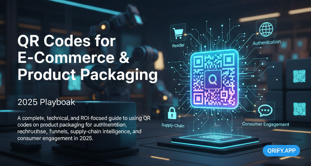 QR Codes for E-Commerce & Product Packaging — 2025 Playbook
