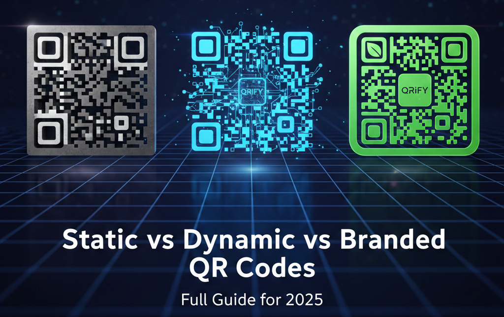 Static vs Dynamic vs Branded QR Codes — Full Guide for 2025